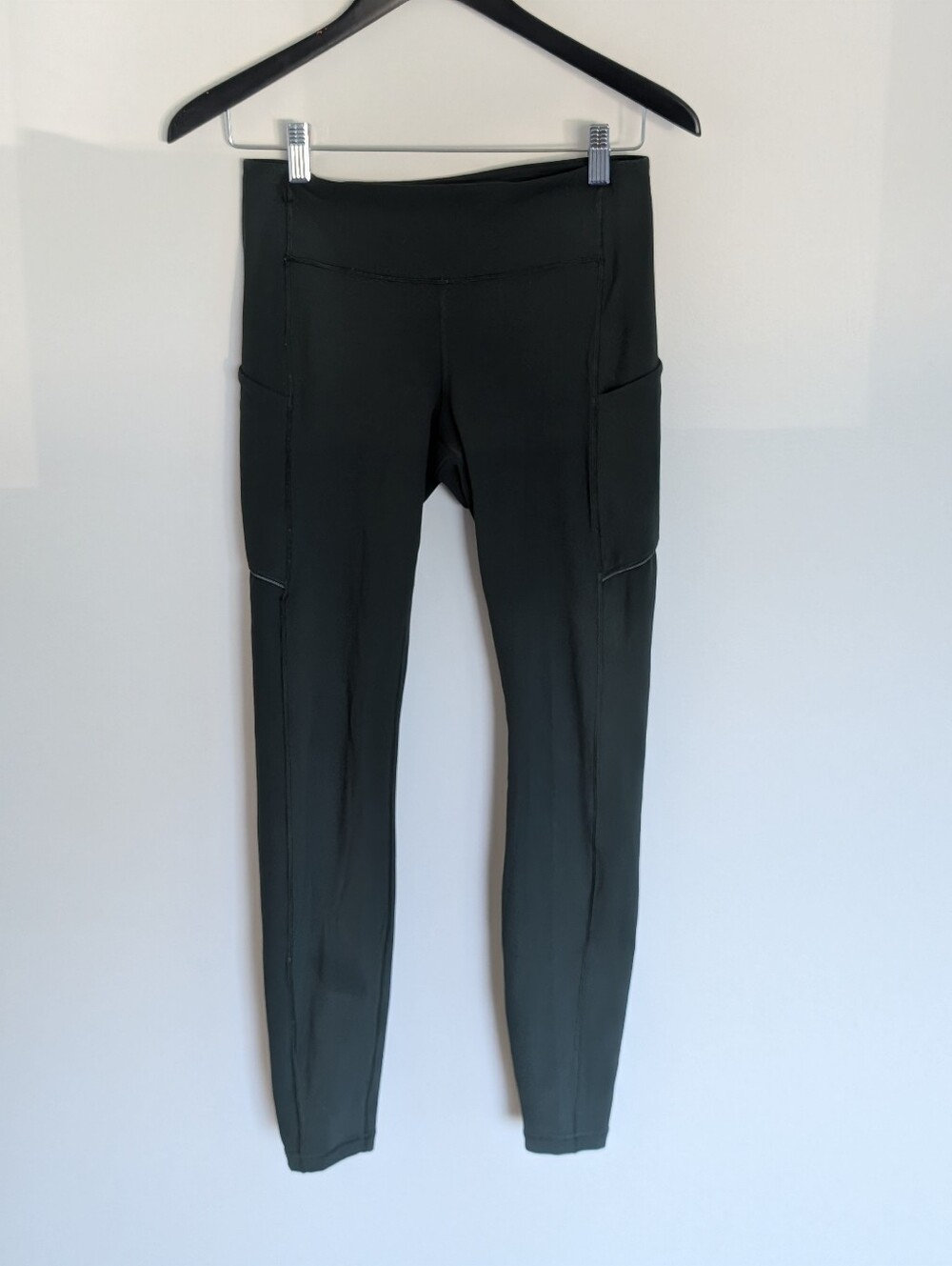 Lululemon Fast and Free High-Rise Pocket Tights Dark Green Size 6
